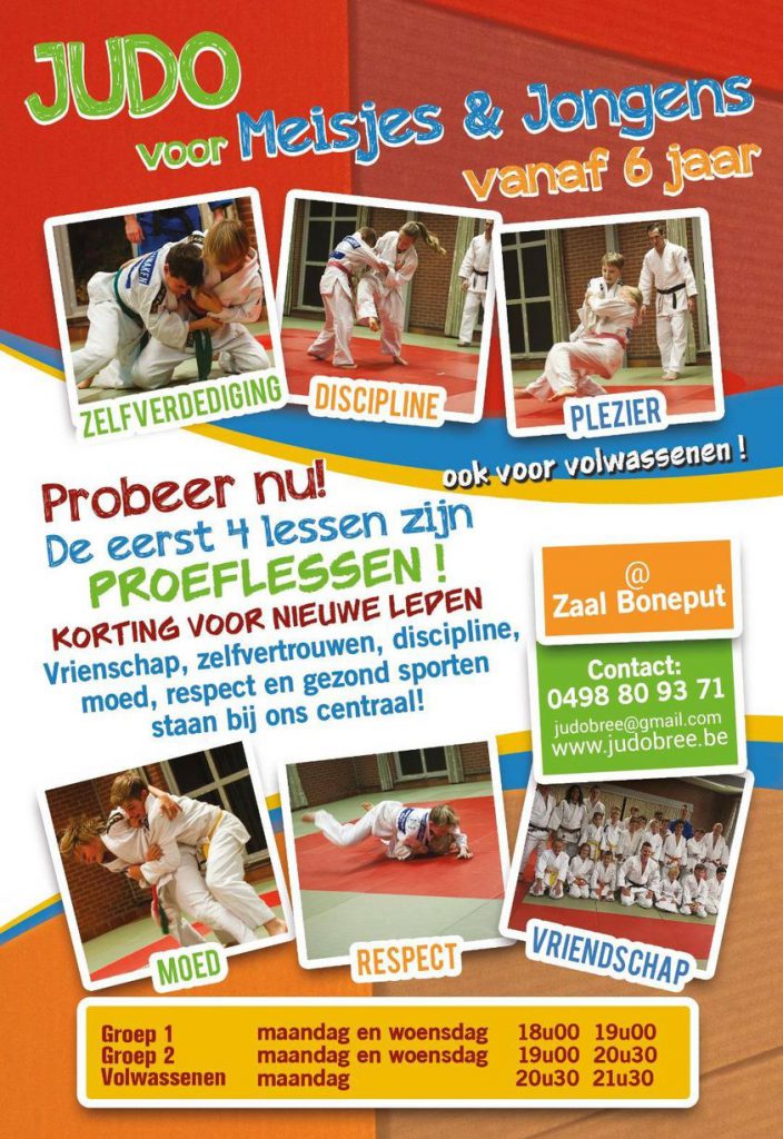 Flyer Judo Bree